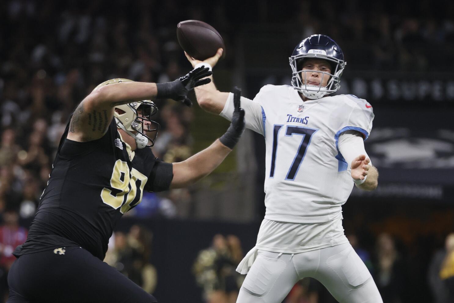 The Tennessee Titans trying to fix mistakes, execute to help struggling  offense - The San Diego Union-Tribune