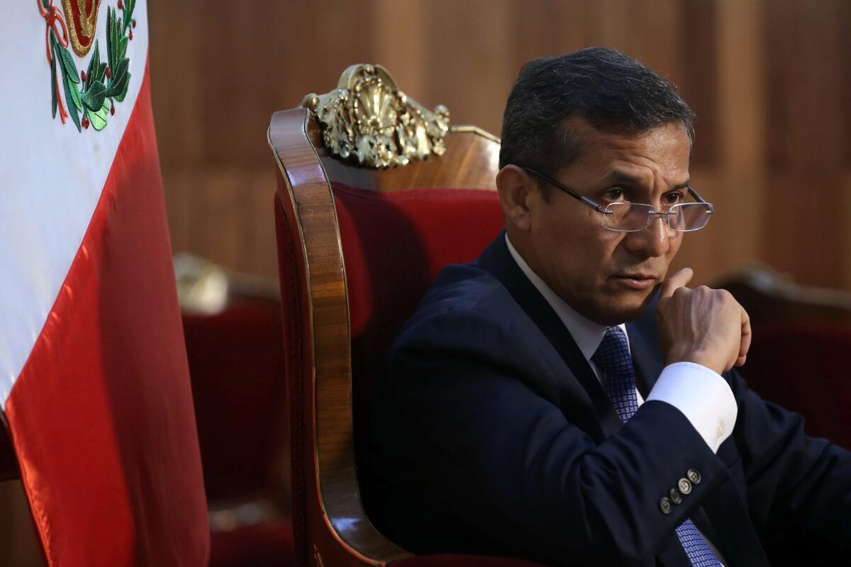 El presidente peruano, Ollanta Humala.