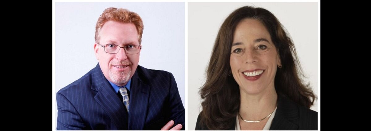 Challenger Cory Briggs and incumbent Mara Elliott are running for San Diego city attorney.