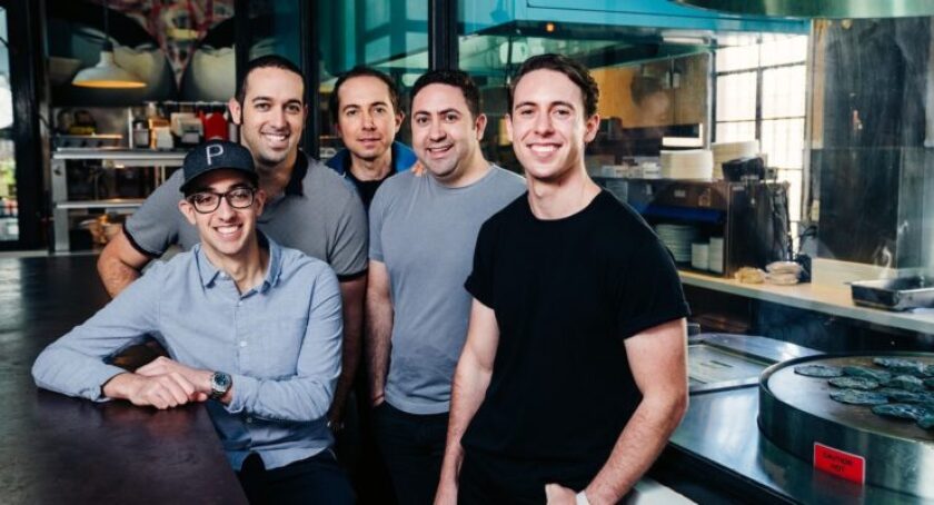 Puesto is family-owned and operated by first generation Mexican American and local San Diegan brothers and cousins (from left to right), Moy Lombrozo, Isidoro Lombrozo, Eric Adler, Alan Adler and Alexander Adler.
