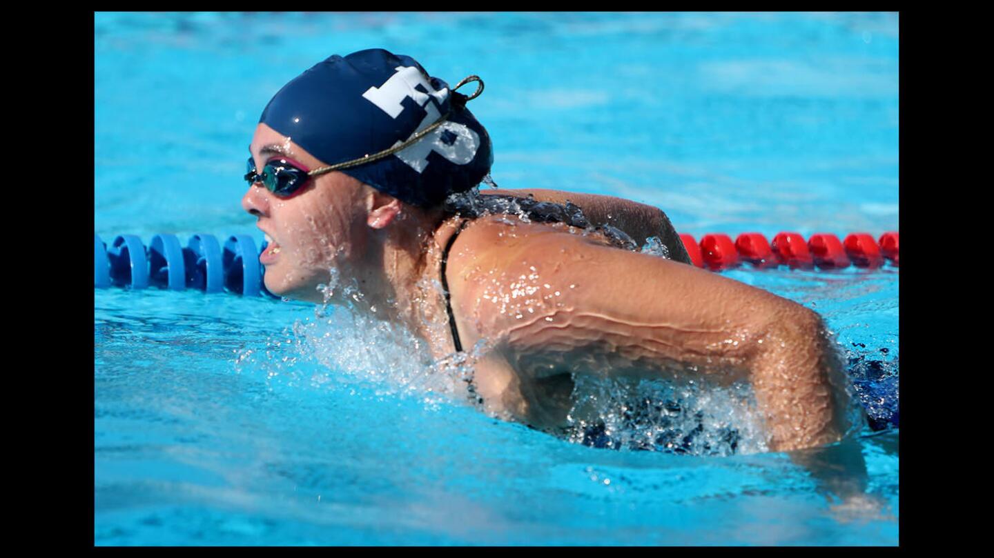 Photo Gallery: Flintridge Prep swimming vs. Poly High