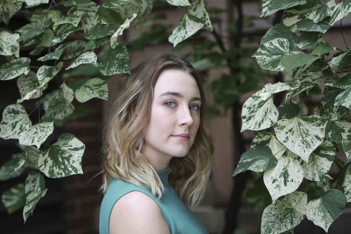 "Brooklyn" actress Saoirse Ronan is nominated for both Golden Globe and SAG awards.