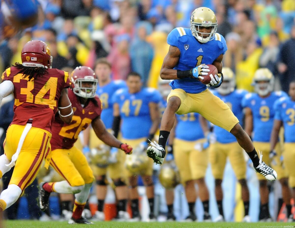 Shaquelle Evans is part of a deep and experienced UCLA receiving corps.