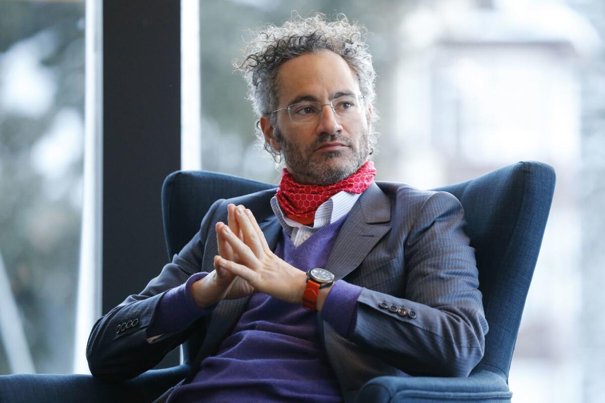 Alex Karp, chief executive of Palantir, is shown in 2018.
