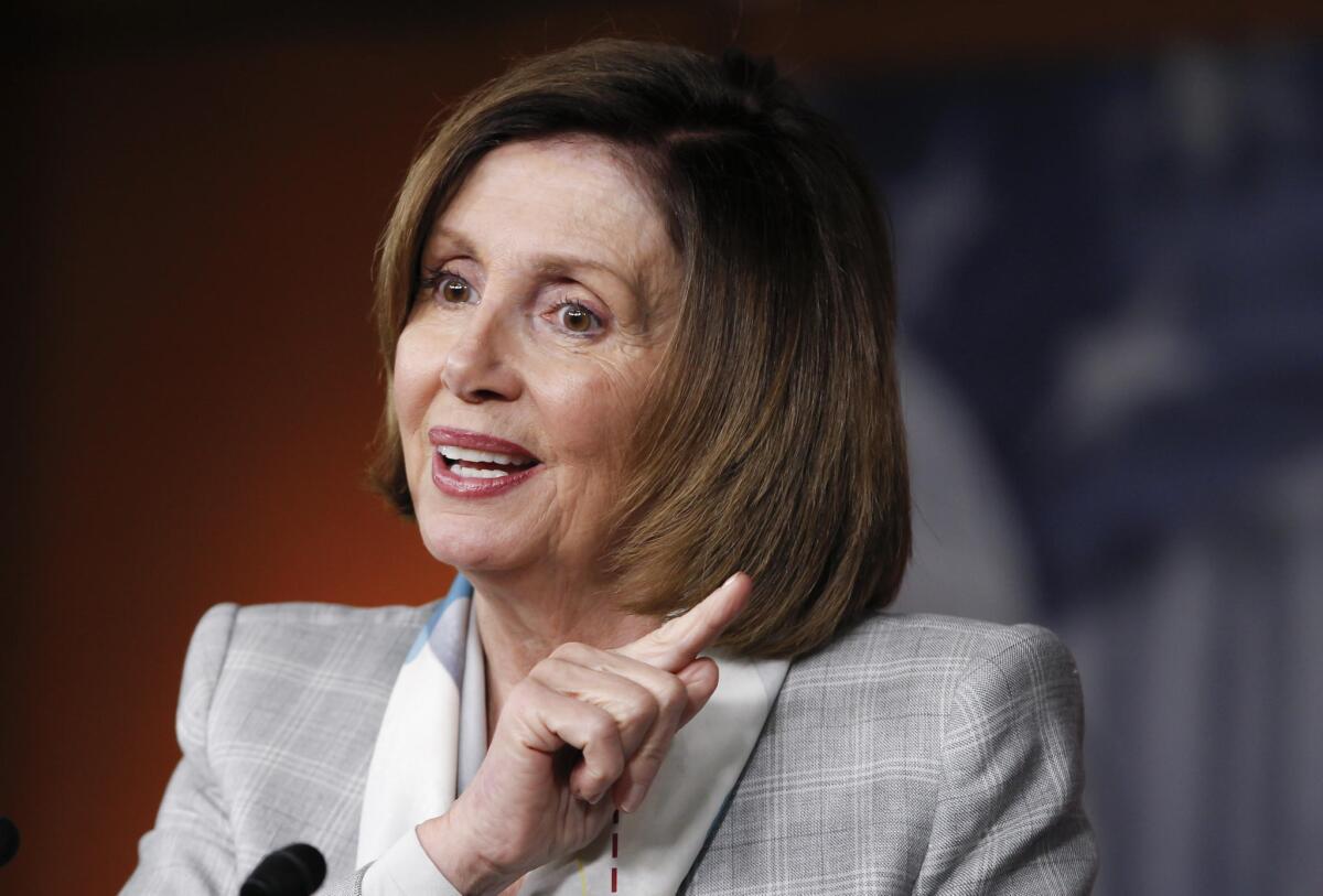 House Minority Leader Nancy Pelosi said she plans to vote for Proposition 64.