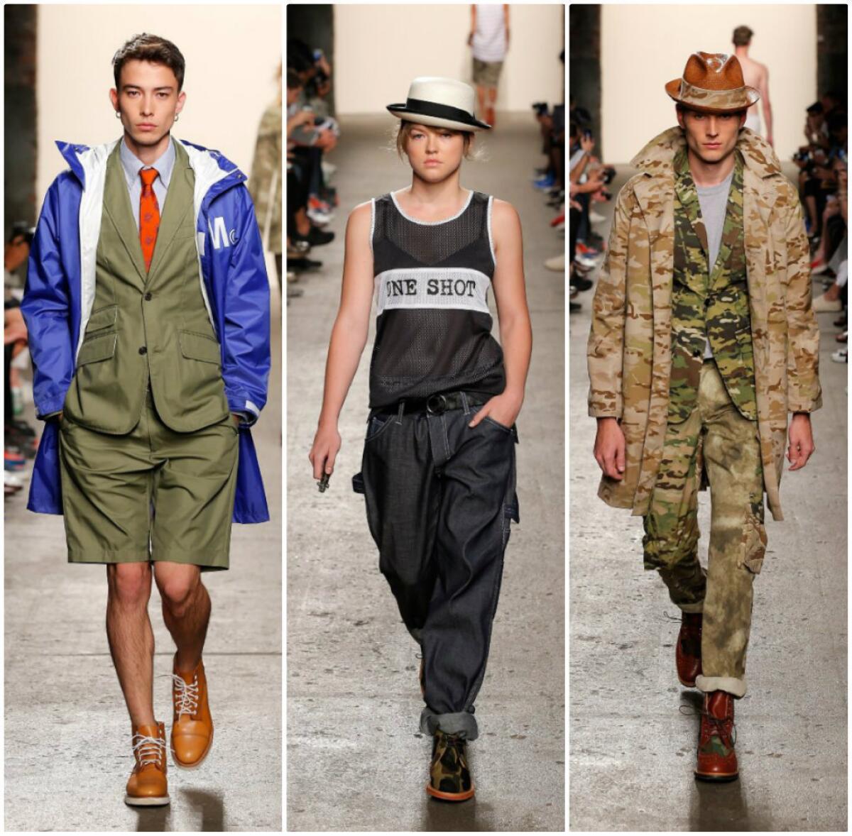 Looks from the spring 2014 Mark McNairy New Amsterdam men's and women's runway show held during New York Fashion Week.