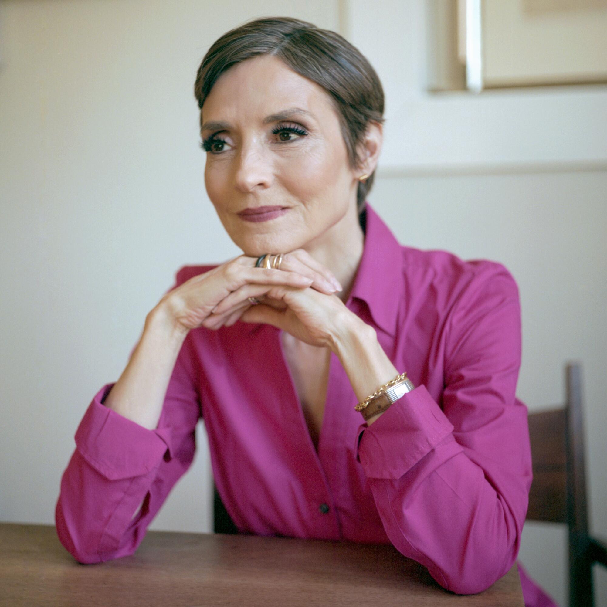 CBS News investigative reporter Catherine Herridge poses for a portrait in her home