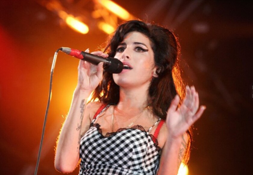 An image of Amy Winehouse from the documentary "Amy," which made the shortlist of 15 films still in contention for the documentary feature film Oscar.