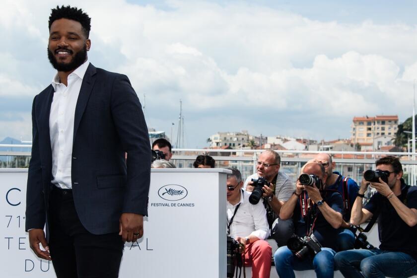 Mandatory Credit: Photo by CLEMENS BILAN/EPA-EFE/REX/Shutterstock (9667564e) 'Black Panther' US director Ryan Coogler poses during a photocall for at the 71st annual Cannes Film Festival, in Cannes, France, 10 May 2018. The movie is presented in the section Special Screenings of the festival which runs from 08 to 19 May. Ryan Coogler Photocall - 71st Cannes Film Festival, France - 10 May 2018 ** Usable by LA, CT and MoD ONLY **