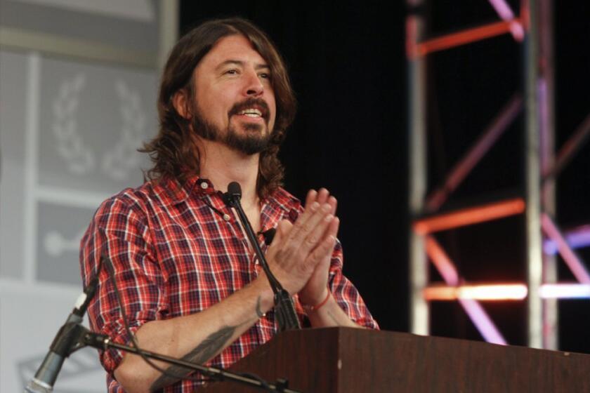 Dave Grohl discusses Nirvana, Foo Fighters, his punk rock youth and more at South by Southwest in Austin, Texas.