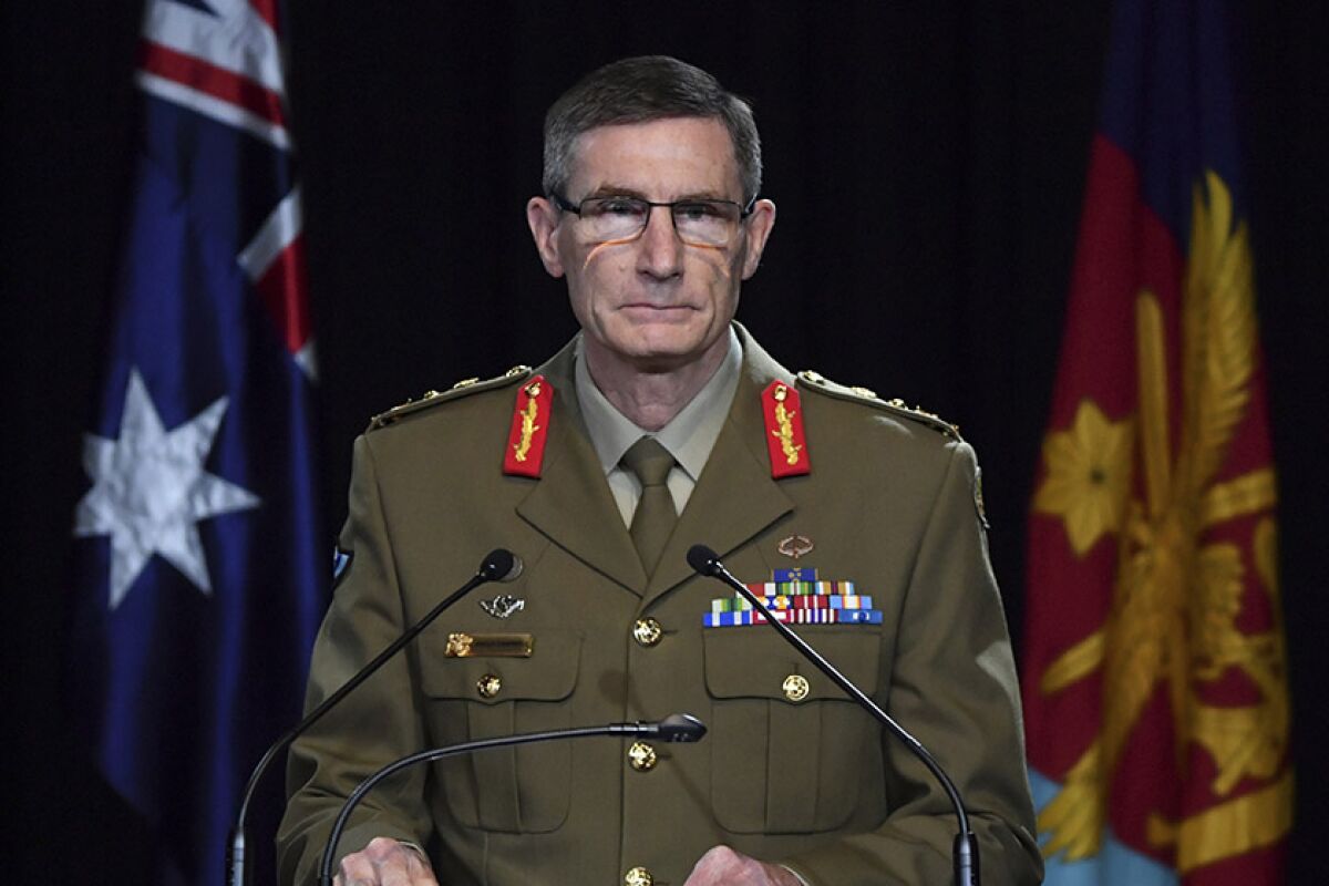 Gen. Angus Campbell, chief of the Australian Defense Force.