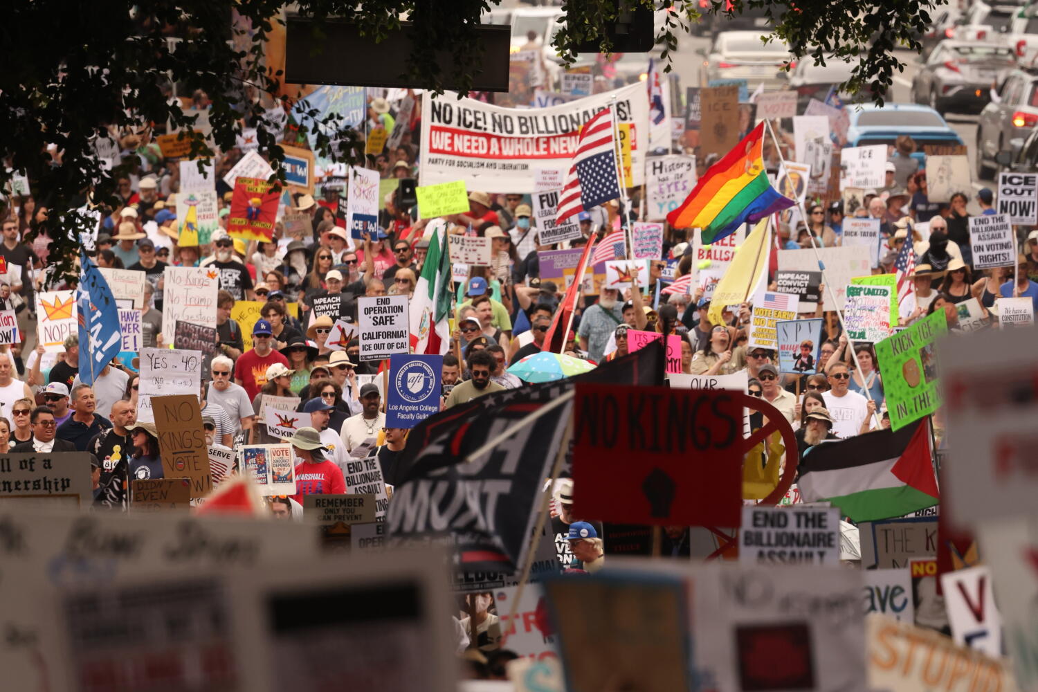 'No Kings' protests mobilize across California as activists push for early voter turnout