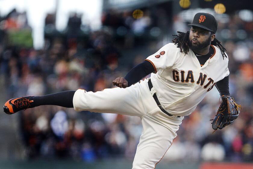 Pitcher Johnny Cueto