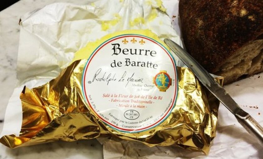 The butter did it! Beurre de baratte of Rodolphe Le Meunier.