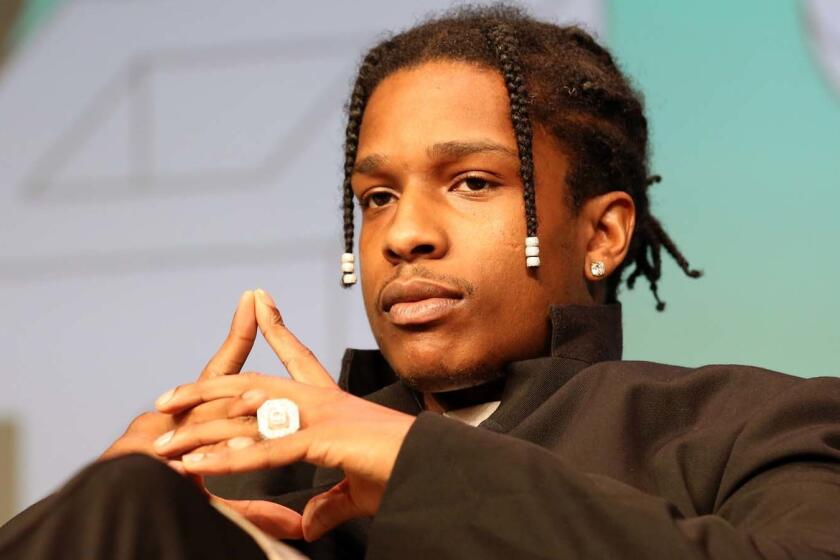 AUSTIN, TX - MARCH 11: ASAP Rocky speaks onstage at Featured Session: Using Design "Differently" to Make a Difference during the 2019 SXSW Conference and Festivals at Austin Convention Center on March 11, 2019 in Austin, Texas. (Photo by Diego Donamaria/Getty Images for SXSW) User Upload Caption: getty ** OUTS - ELSENT, FPG, CM - OUTS * NM, PH, VA if sourced by CT, LA or MoD **