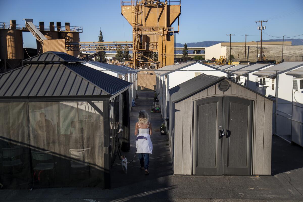The "tiny homes" village in Riverside cost about $500,000 for 30 units. 
