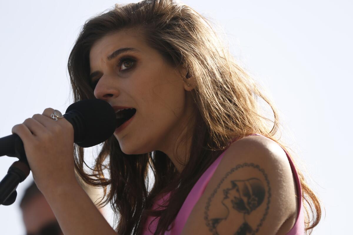 Bethany Cosentino of the band Best Coast was one of several artists and music industry professionals who made claims of sexual harassment against the music publicist Heathcliff Berru.