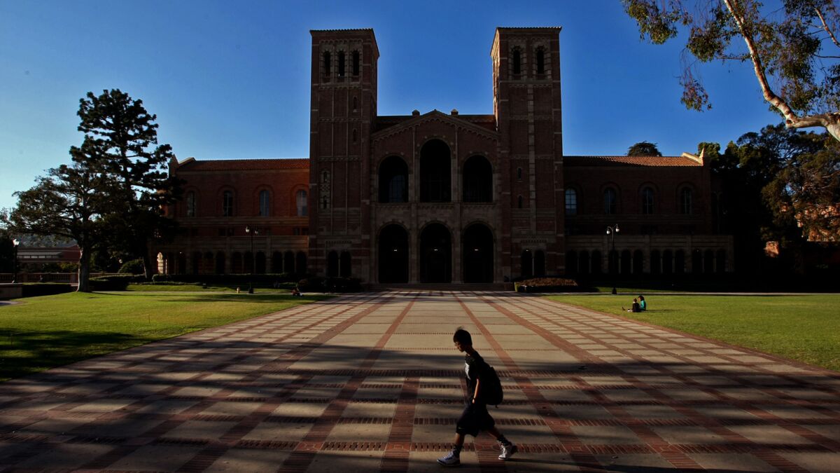 Royce Hall on the UCLA campus in Westwood.