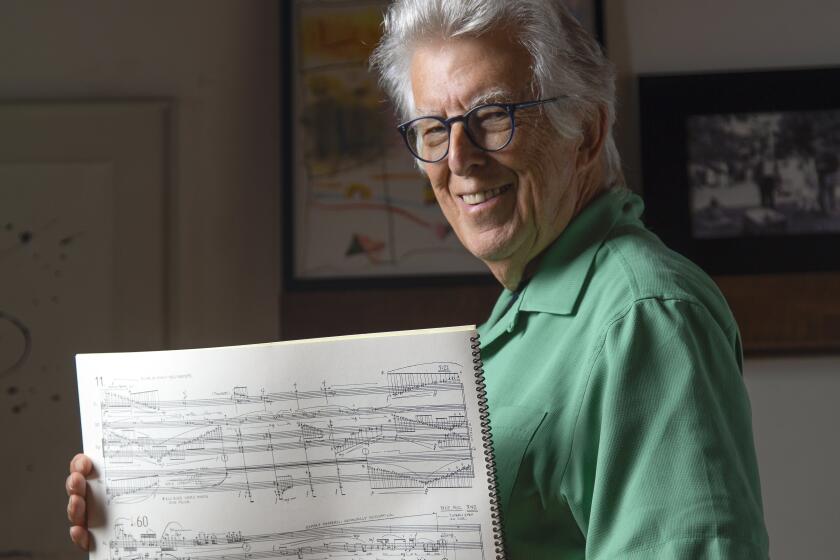 Howard Lipin  U-T Composer Roger Reynolds, who is in his 50th year as a professor at UC San Diego, won the Pulitzer Prize for music in 1989.