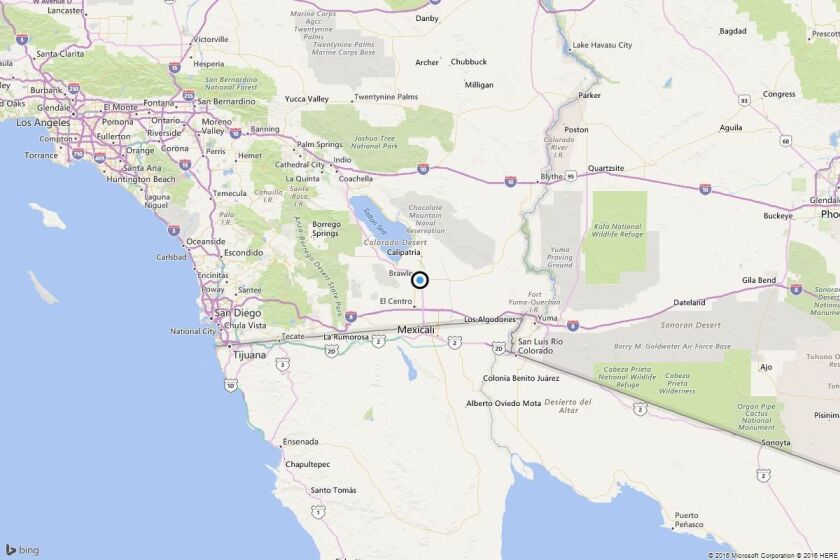 Dozens of small earthquakes hit Imperial Valley - Los ...
