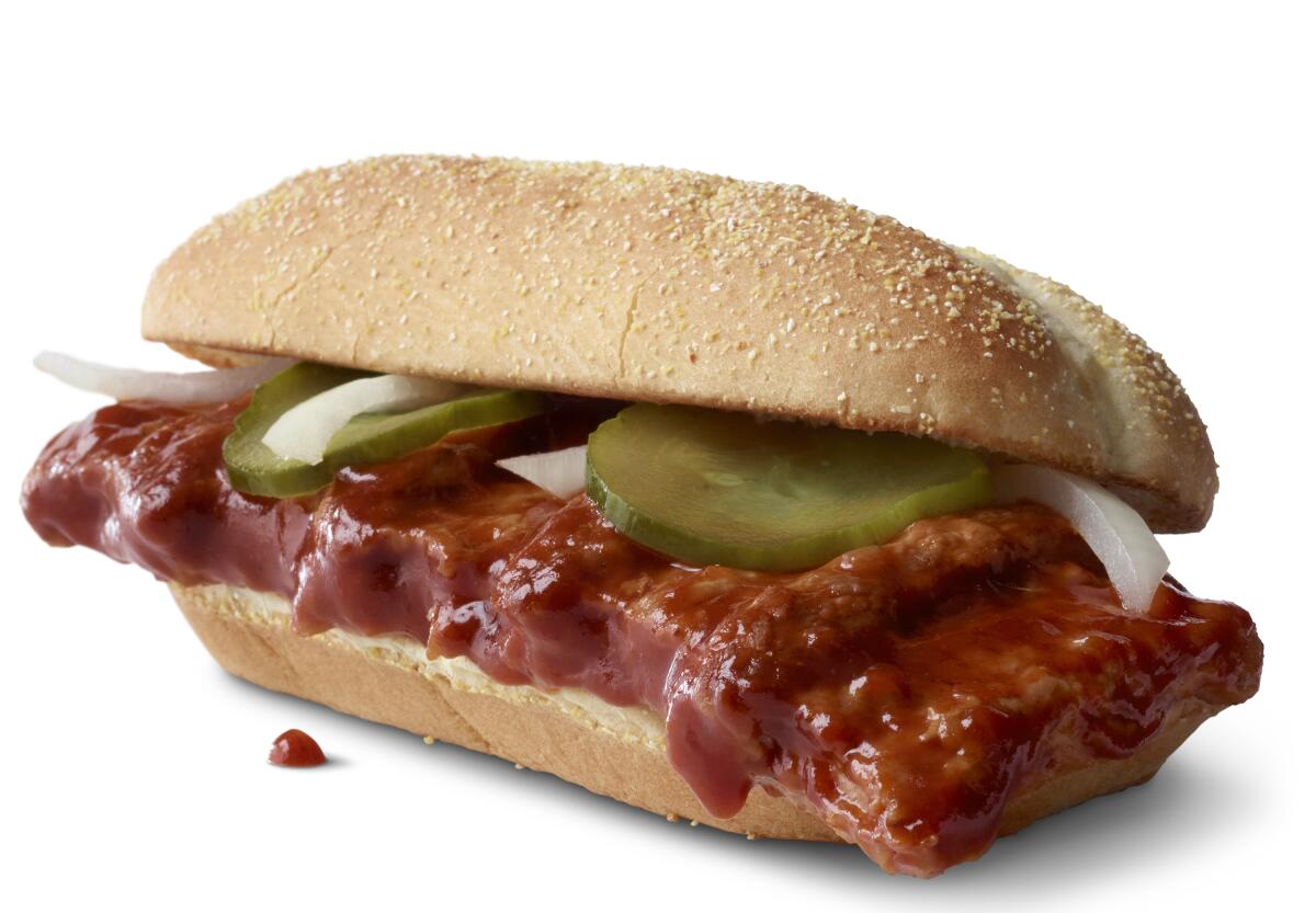 McDonald's cult classic, the McRib, is coming back The San Diego