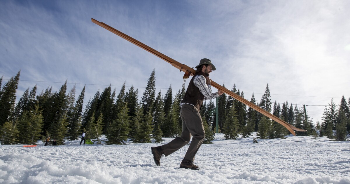 In the Gold Rush birthplace of downhill ski racing, the longboarders are back