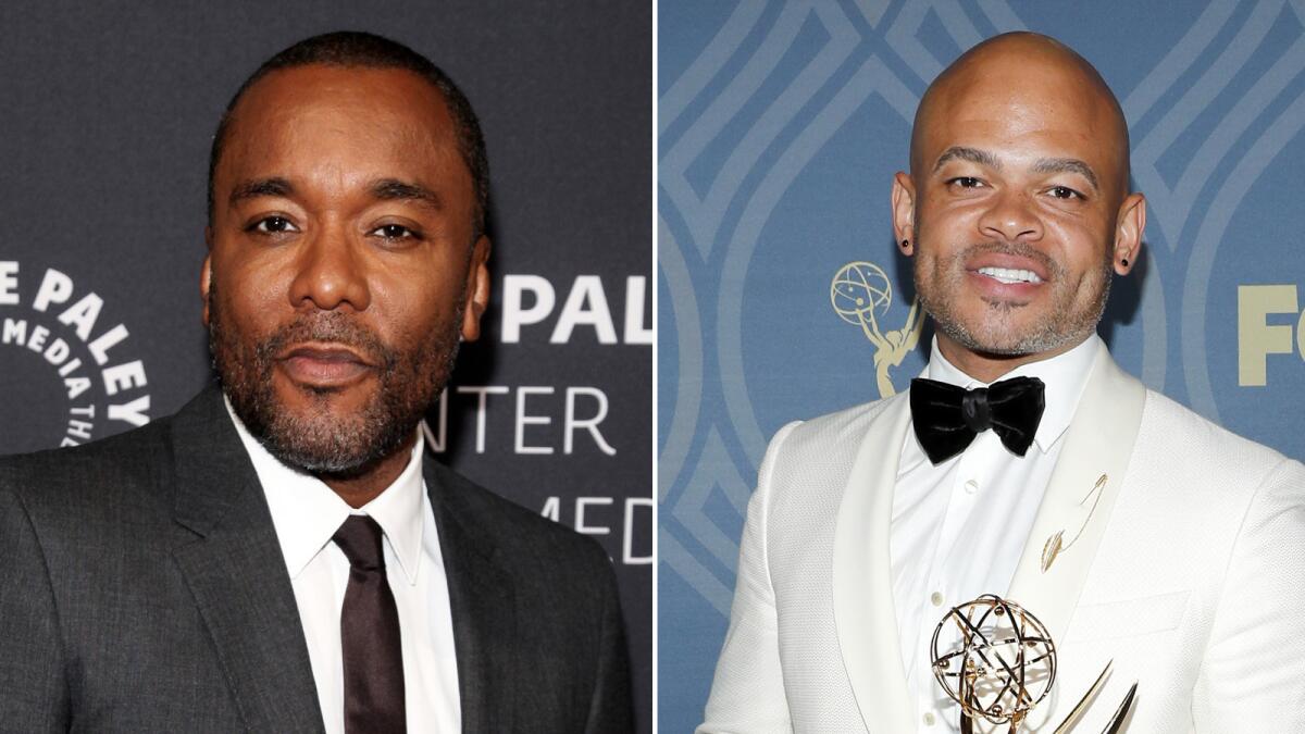 Lee Daniels.left, and Anthony Hemingway will be honored with awards from the African American Film Critics Assn.