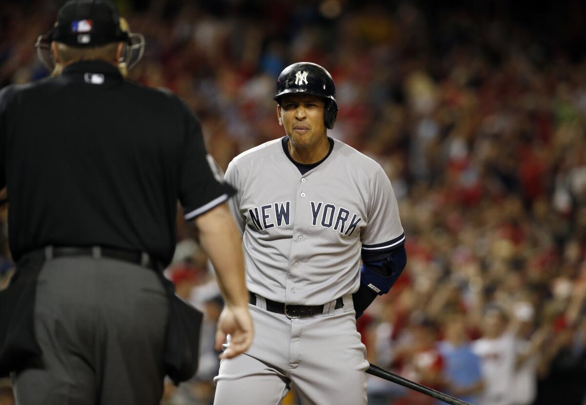 Baseball Commissioner Rob Manfred thinks the New York Yankees have grounds not to pay Alex Rodriguez a bonus for tying Willie Mays on the all-time home run list.