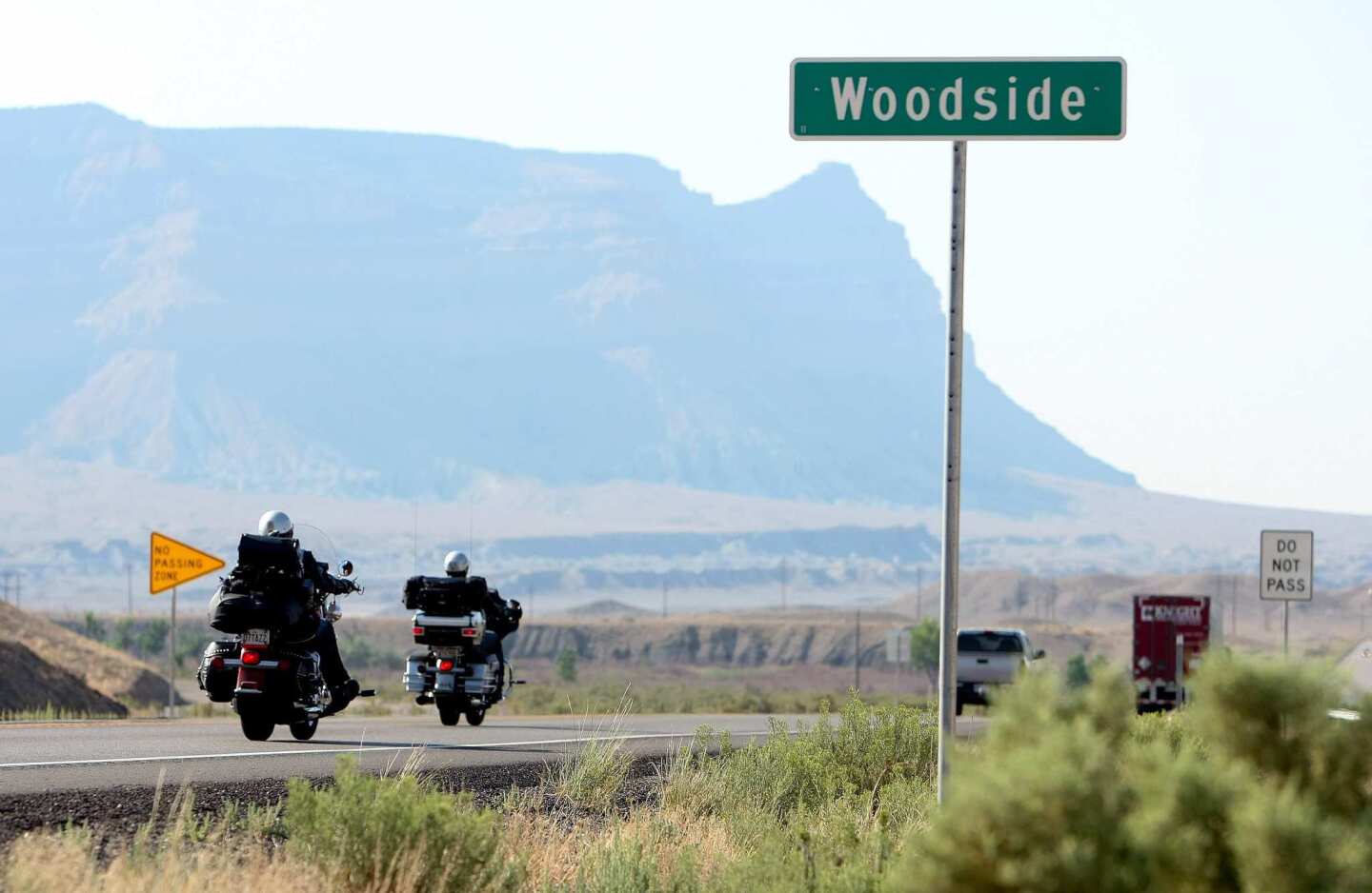 Motorcycle on U.S. Route 6