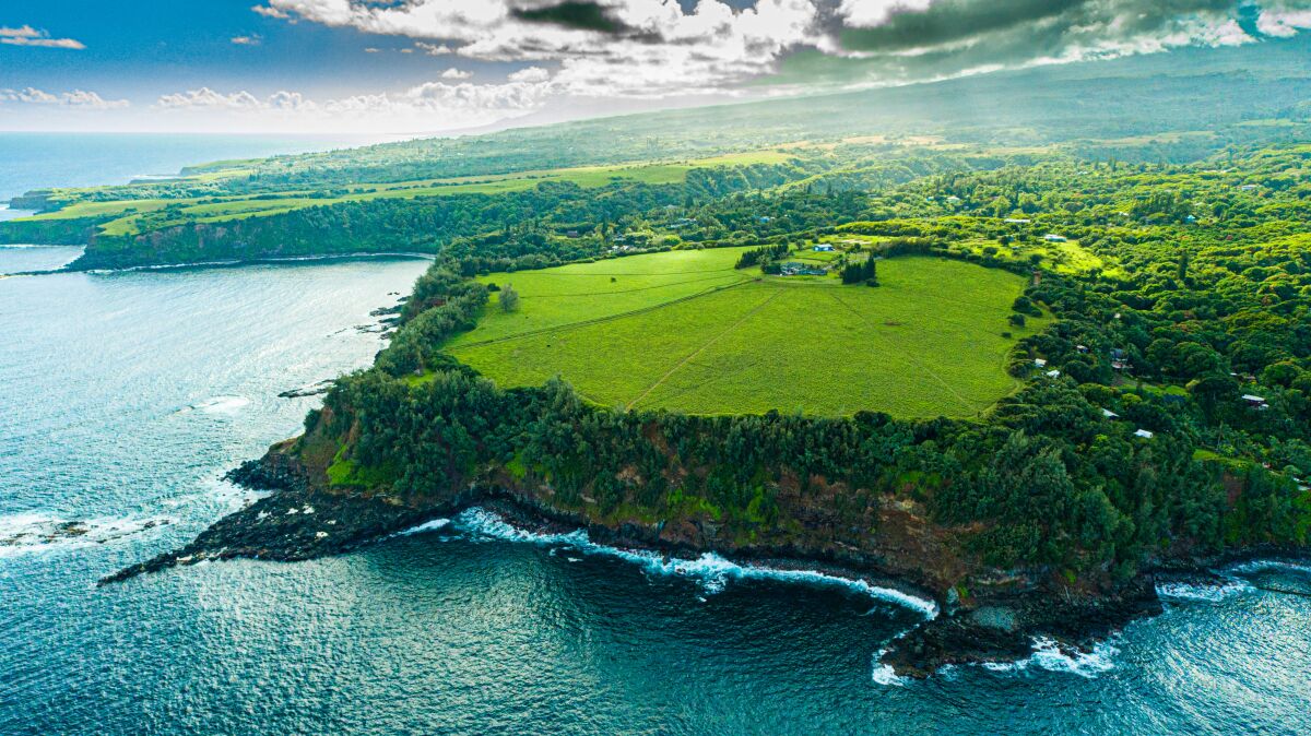 The oceanfront estate on Maui's North Shore.