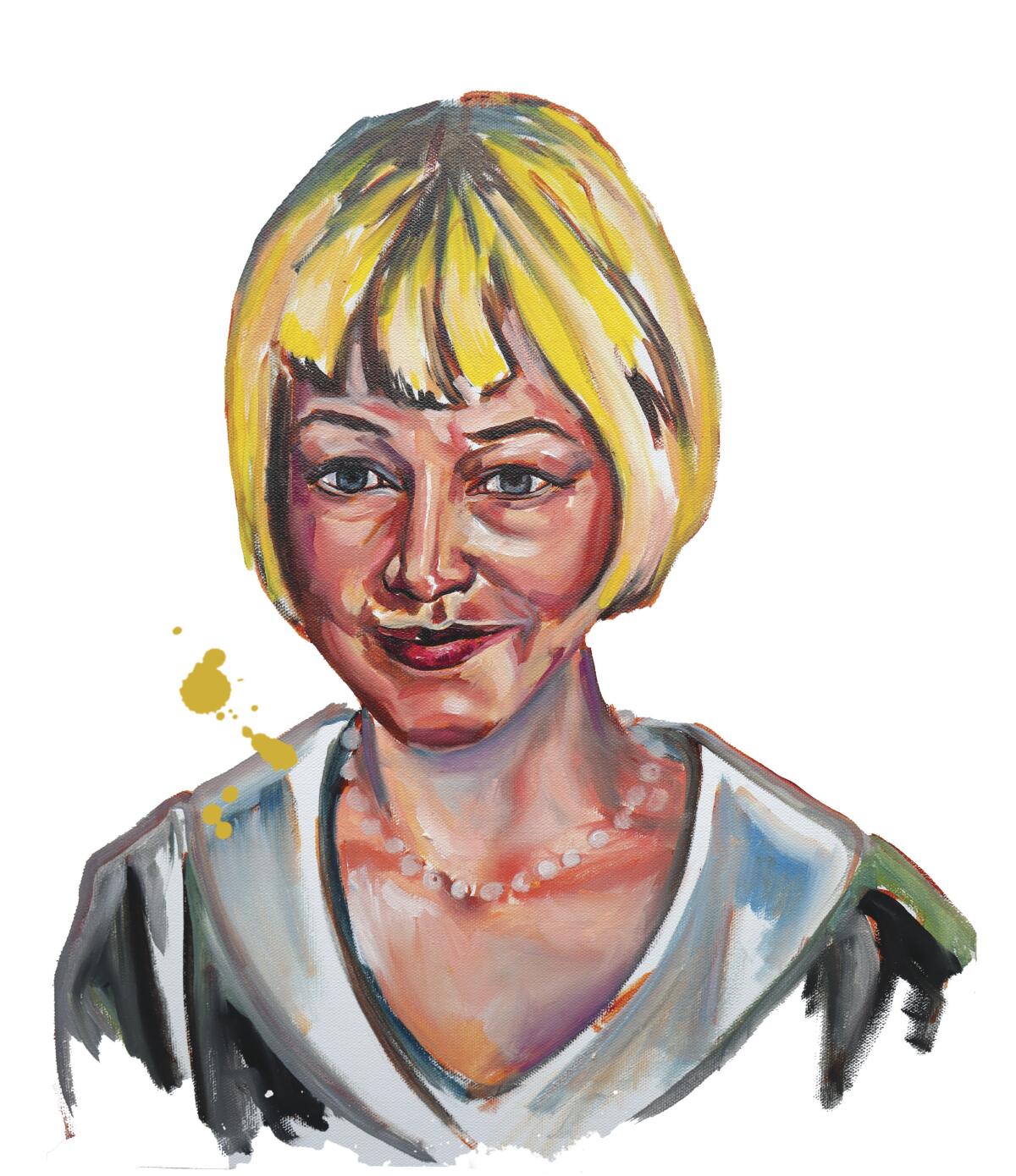 An illustration of actor Michelle Williams