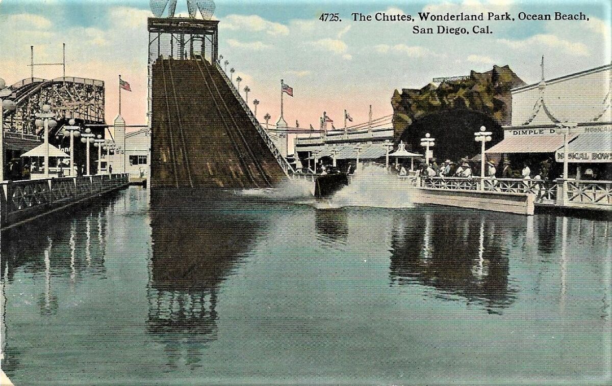 The Shoot the Chutes ride at Wonderland also was known as the Panama Canal.