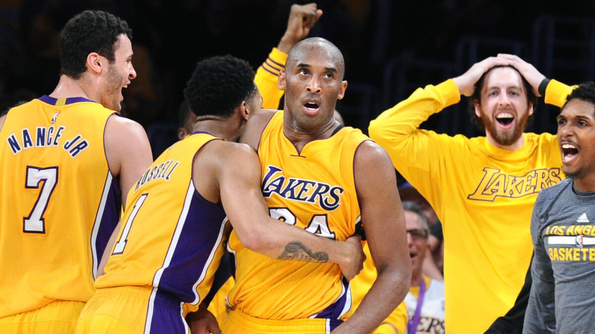 Jazz Clarkson Wears Lakers Kobe Jersey Before Facing Clippers