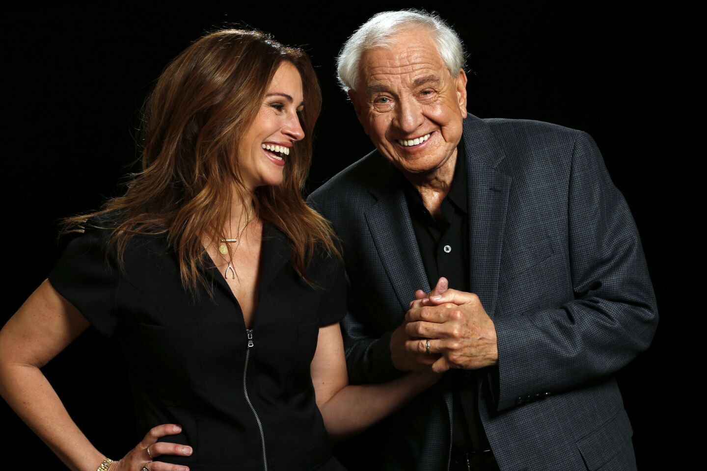 Celebrity portraits by The Times | Julia Roberts and Garry Marshall