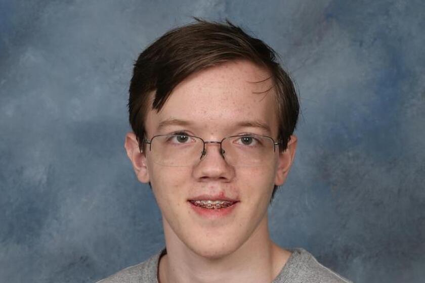 Thomas Matthew Crooks in a 2021 Bethel Park High School yearbook photo.