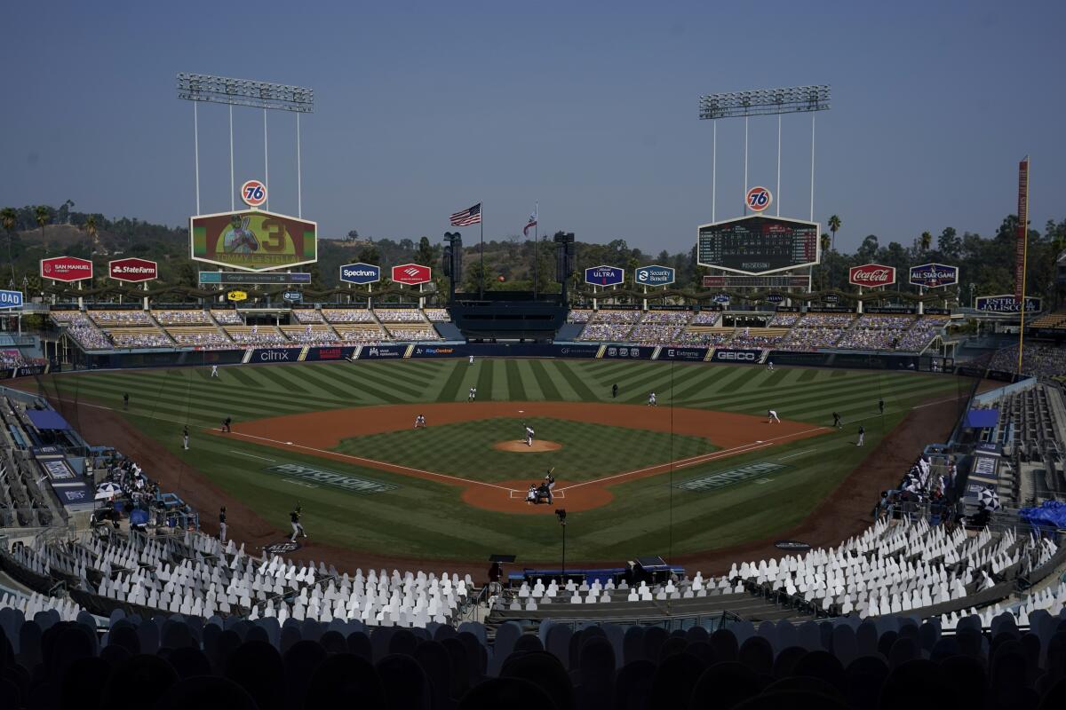 Dodger Stadium  Los angeles football club, Let's go dodgers, Baseball  stadium