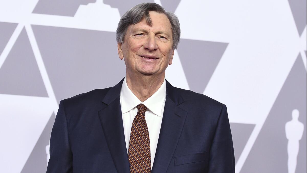 Academy president John Bailey at the Oscar nominees luncheon last month.