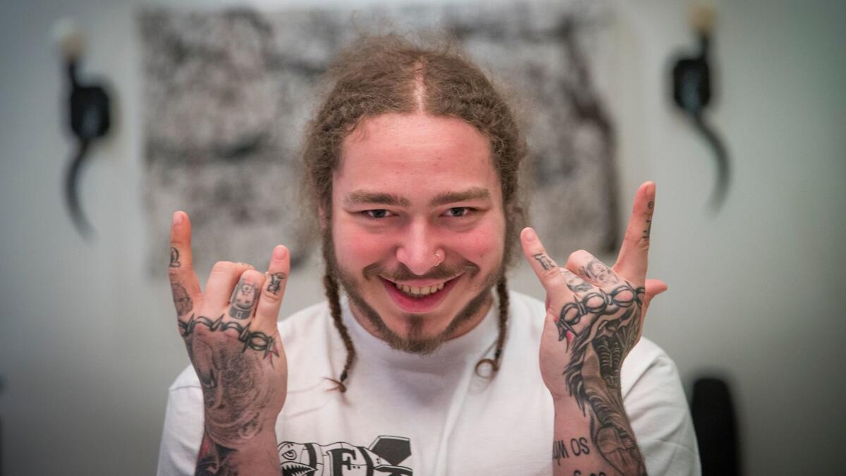 Why Post Malone has been called 'the Donald Trump of hip-hop' - Los Angeles Times