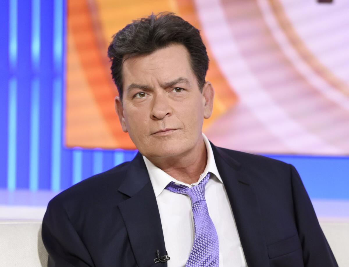 Actor Charlie Sheen appears on NBC's "Today" show, where he said he tested positive four years ago for the virus that causes AIDS.