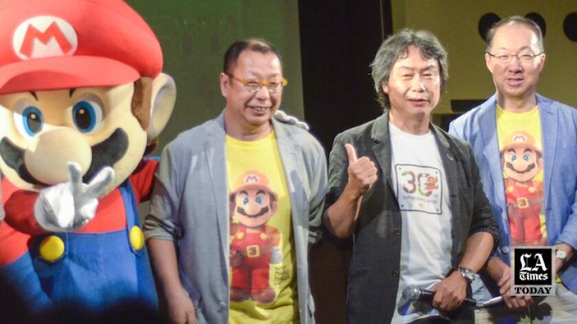 Photo: Shigeru Miyamoto and Charlie Day Attend The Super Mario Bros.  Movie Premiere in Los Angeles - LAP2023040150 