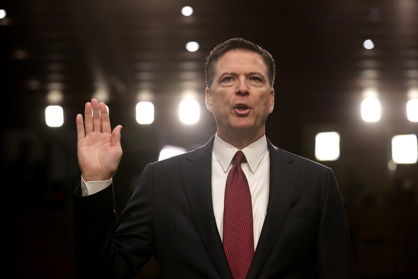 James Comey testifies