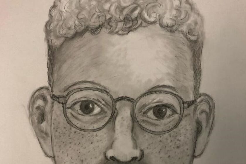 Sketch of man suspected of attempting to lure girl into his Toyota Prius on Feb. 28 near Spring Valley Academy in Casa de Oro