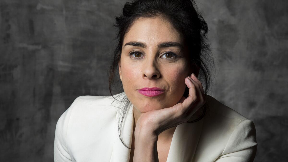 "Stand-up comedy is about connection and looking in people's eyes," Sarah Silverman says.