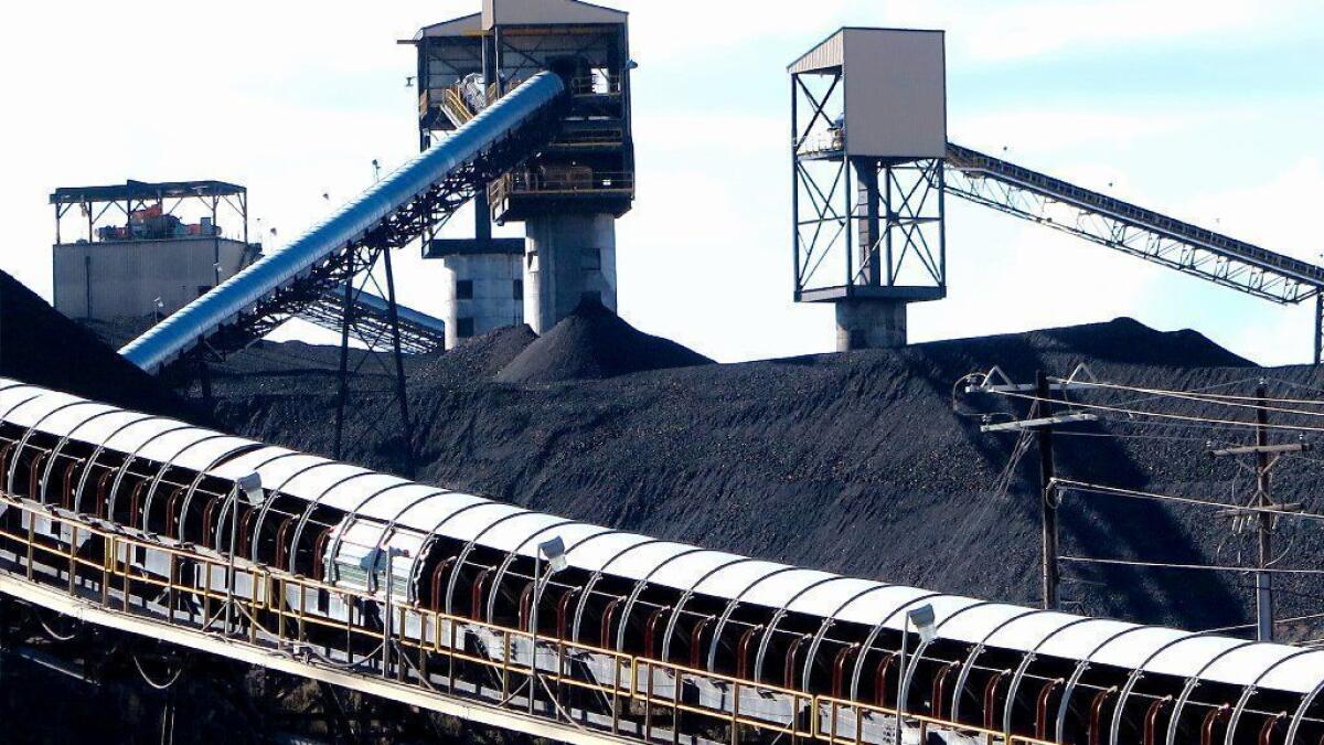 Signal Peak Energy's Bull Mountain mine, the largest underground coal mine in the West, north of Billings, Mont.