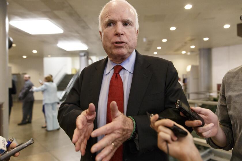 Sen. John McCain (R-Ariz.), a member of the Senate Armed Services Committee, said of delays to providing healthcare to veterans: "We are talking about a system that must be fixed. It's urgent that it be fixed."