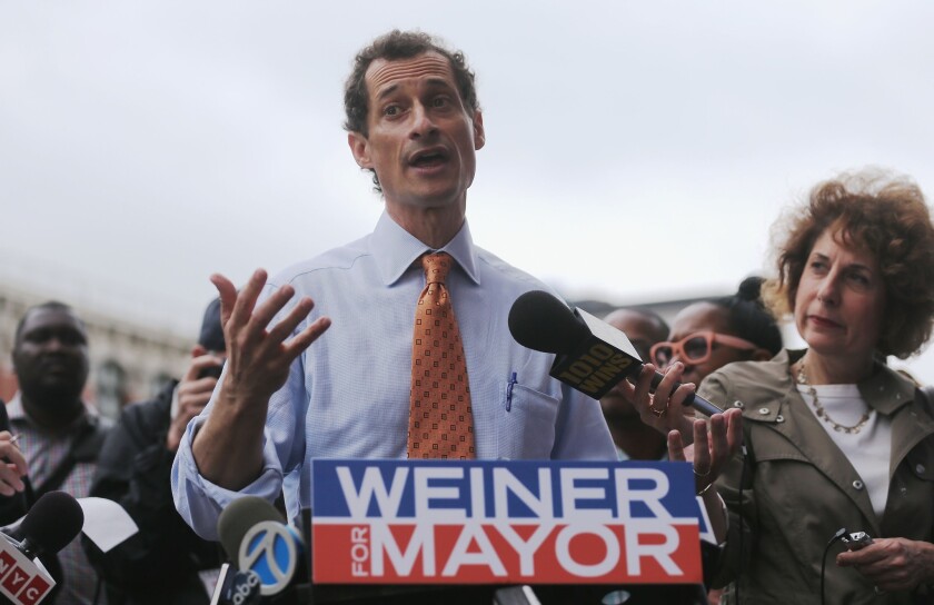 New York mayoral candidate Anthony Weiner on Tuesday confirmed a report that he had another online relationship with a young woman that involved explicit texts and photos.