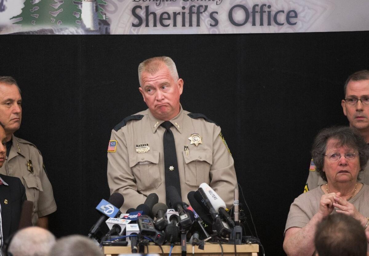 Douglas County Sheriff Jeff Hanlin says he doesn't want to "glorify" the actions of mass shooter Chris Harper-Mercer by speaking his name. He may be onto something: Those who study mass shootings and those who commit them say fame is often an important motive.