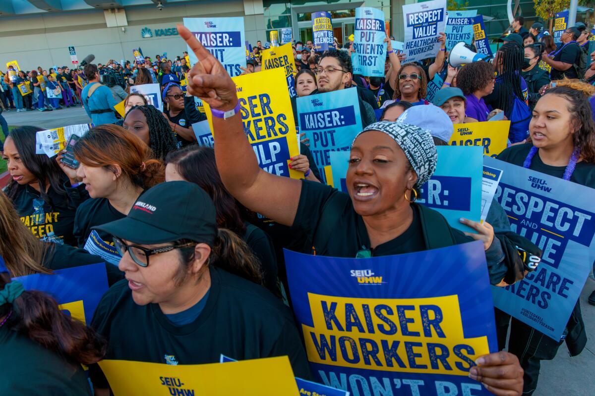 Strikes at Kaiser led to 'historic' raises for CA workers - CalMatters