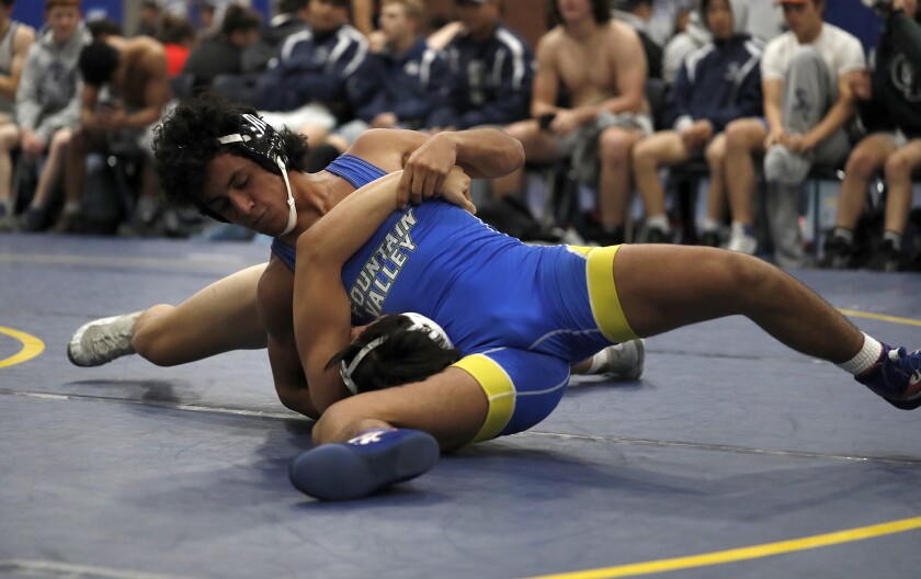 Fountain Valley wrestling rallies past Millikan for CIF Division 3 dual