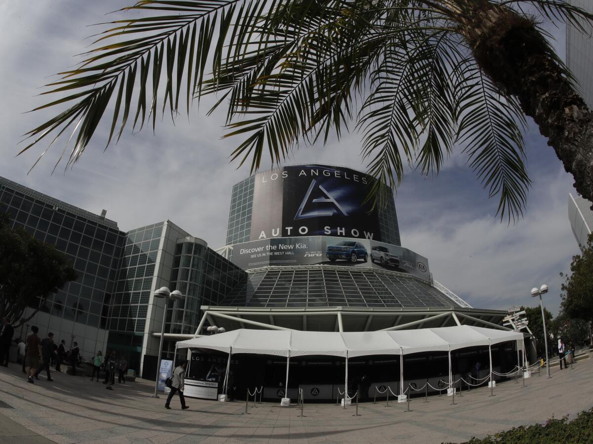 The Los Angeles Auto Show at the L.A. Convention Center continues through Nov. 27.